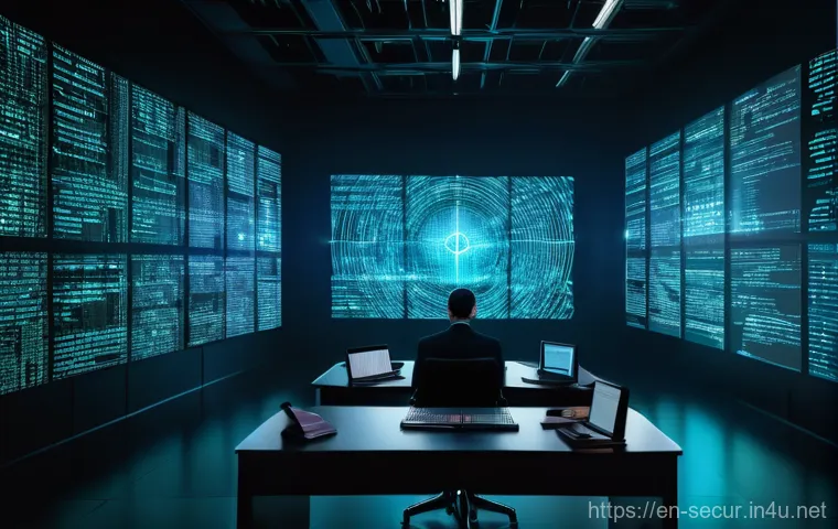 정보보안학 사이버 보안 법적 이슈 - **Prompt:** A compelling, slightly dramatic image illustrating the dual themes of a data breach and ...