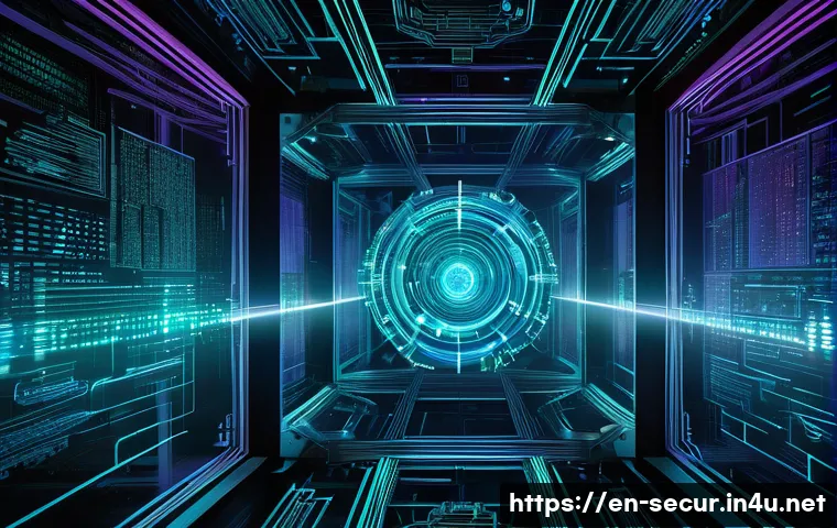 정보보안학 다중 인증 - **Prompt:** A visually striking, futuristic digital fortress is rendered with multiple shimmering, t...